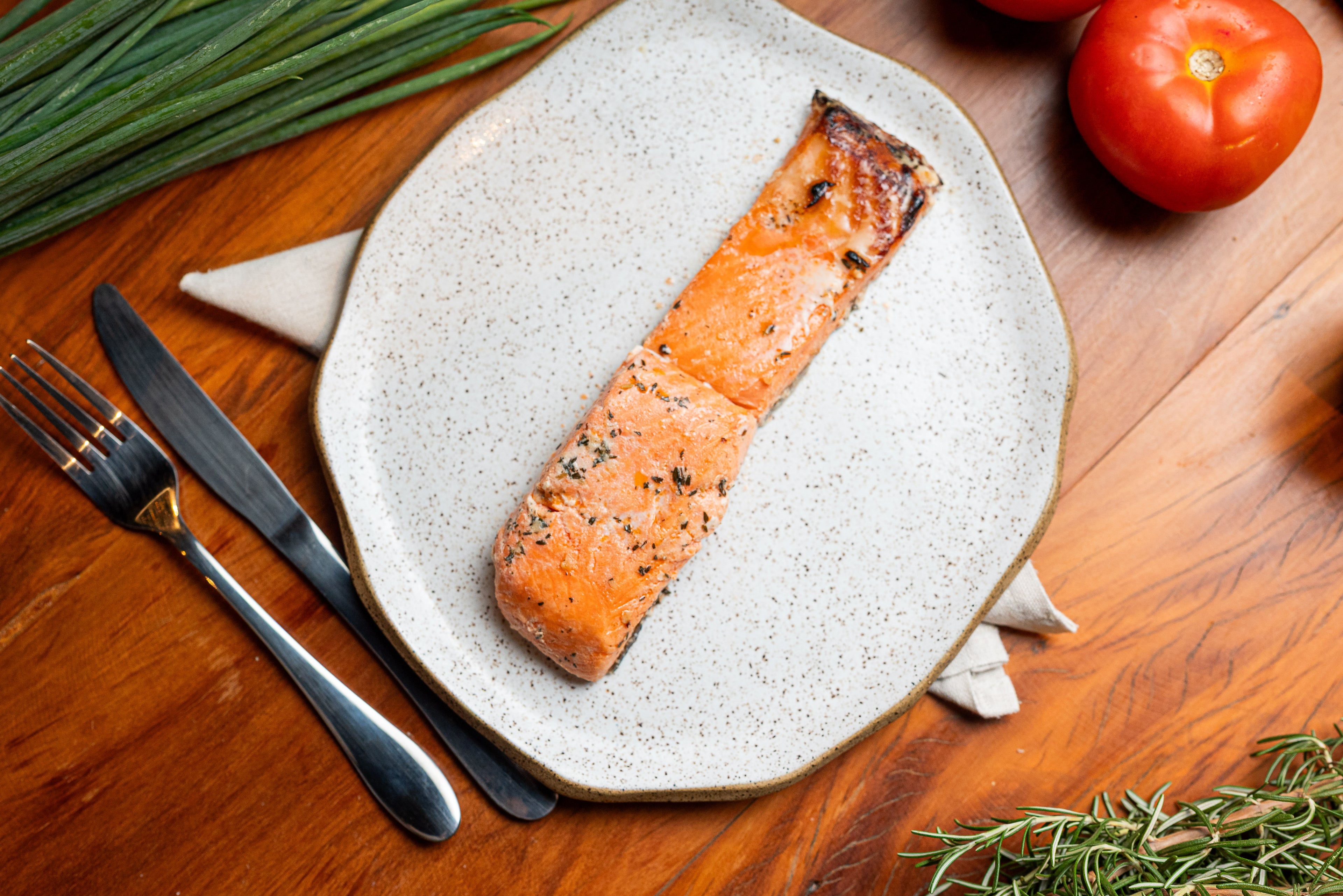 Salmão ao Molho Siciliano